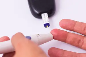 Blodsukkermåling i finger