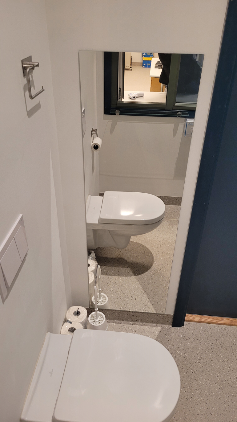 Bilde av toalett. Prøvetakingsenheten Avdeling for klinisk farmakologi